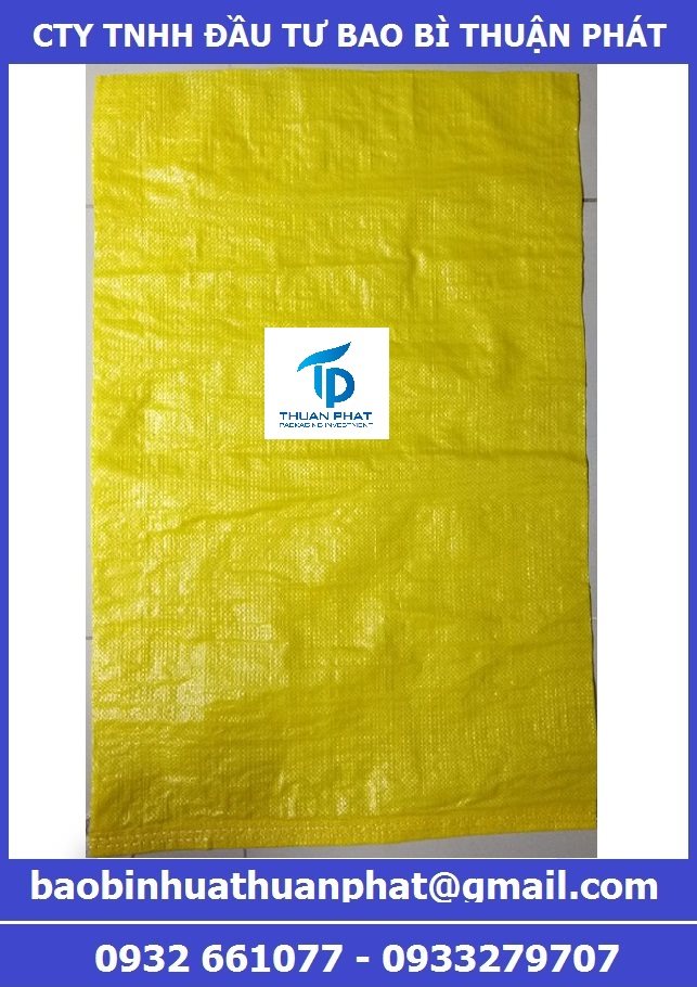 Yellow PP woven bag